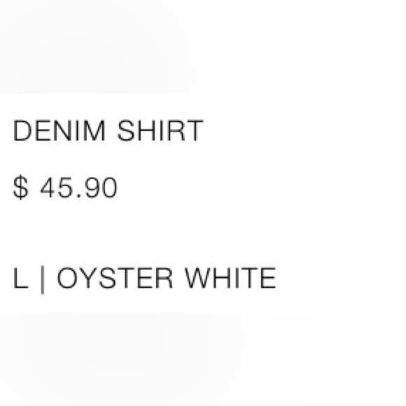 Zara Denim Button Down Shirt - Picture 5 of 5